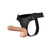 26671 Ultra Strap-On-Sele med Vibrator, 26 cm