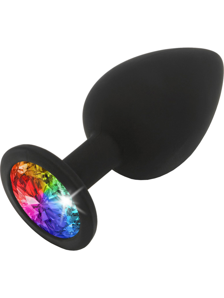 22733 Rainbow Booty Jewel Analplugg, Large