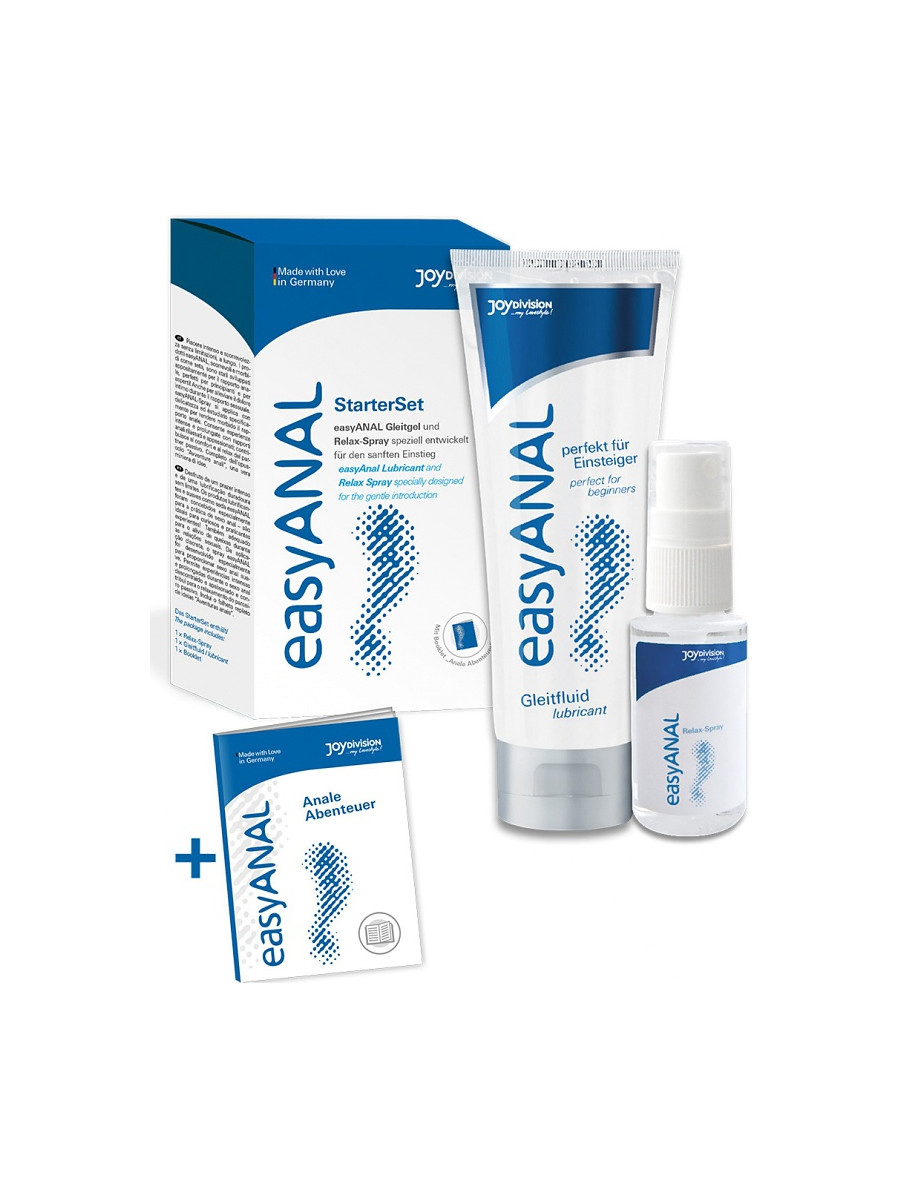 18559 easyANAL StarterSet, Glidemiddel og Relax Spray