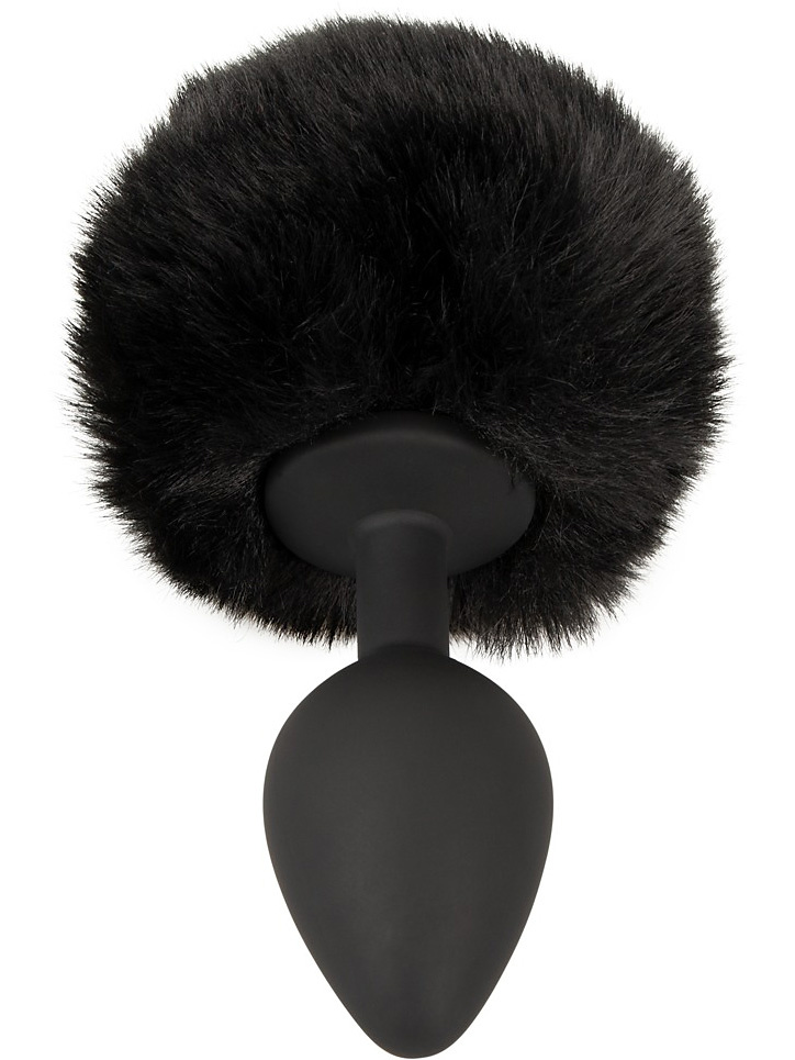 28188 Fluffy Bunny Tail Analplugg, Medium