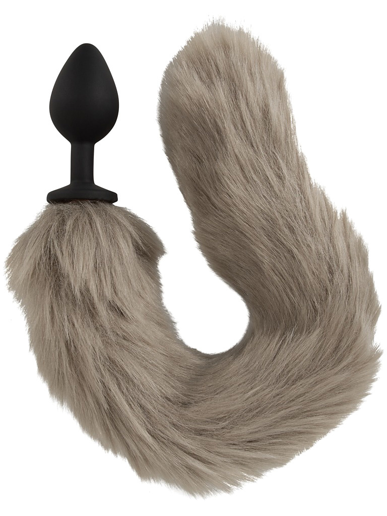 28186 Long Fluffy Tail Analplugg