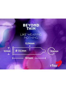 RFSU Beyond Thin: True Feeling Kondomer, 8 stk