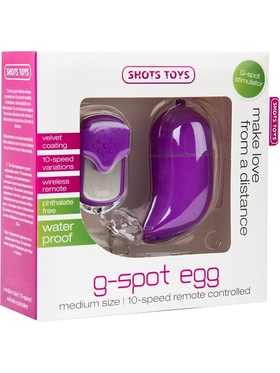 Shots Toys: G-Spot Egg, medium, lilla
