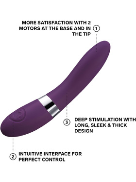 LELO: Elise 2, Dual-Powered Massager, lilla