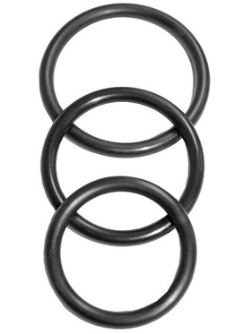 Sex & Mischief: Nitrile Cock Ring, 3 stk