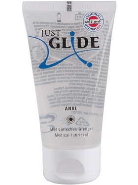 Just Glide Anal: Vannbasert Glidemiddel, 50 ml