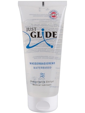 Just Glide: Vannbasert Glidemiddel, 200 ml