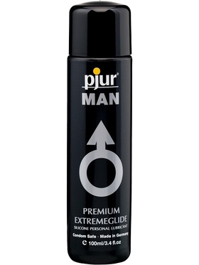 Pjur Man: Premium Extremeglide, Silikonbasert Glidemiddel, 100 ml