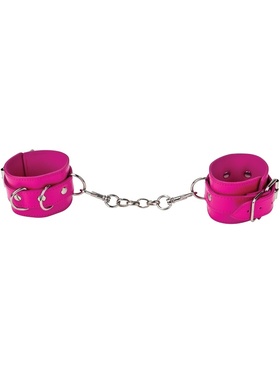 Ouch!: Leather Cuffs, rosa
