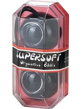 SevenCreations: Supersoft Orgasmus Balls, svart