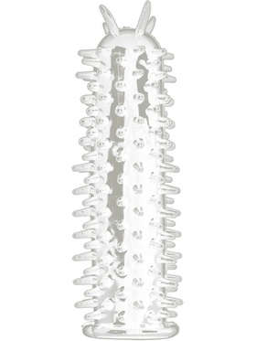 Shots Toys: Spiky, Penis Extension, gjennomsiktig