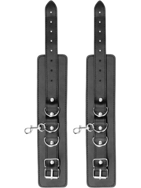 Ouch!: Leather Hand and Legcuffs, svart