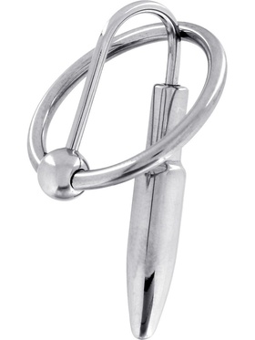 Steel Power Tools: Penisplugg med Glansring, 28 mm