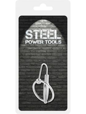 Steel Power Tools: Penisplugg med Glansring, 30 mm