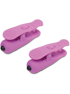  Pipedream Fetish Fantasy: Wireless Vibrating Nipple Clamps, lilla
