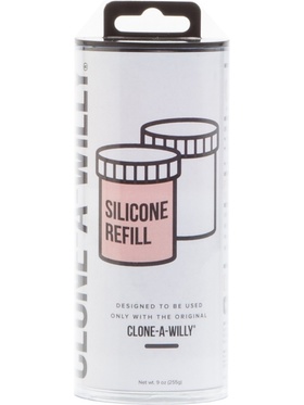 Clone-A-Willy: Silicone Refill, lys hudfarge