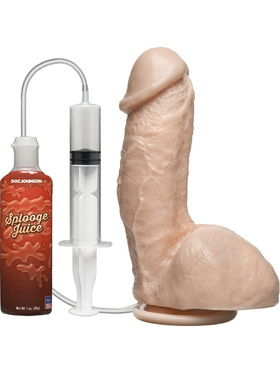 Doc Johnson: Squirting Realistic Cock, 19 cm, lys