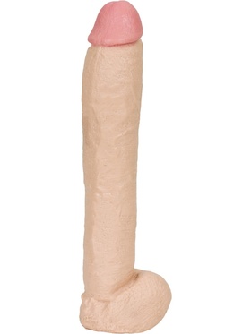 Doc Johnson: The Naturals, Dong with Balls, 30 cm, lys