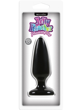 NSNovelties: Jelly Rancher, Pleasure Plug Medium, svart