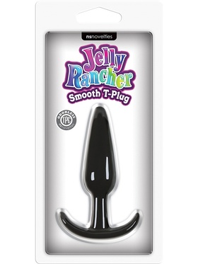 NSNovelties: Jelly Rancher, Smooth T-Plug, svart