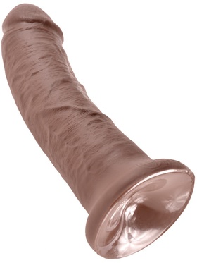 King Cock: Realistic Dildo, 20 cm, mørk