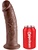King Cock: Realistic Dildo, 27 cm, mørk