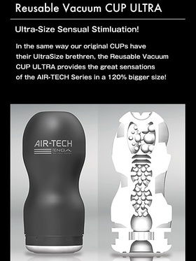 Tenga: Air-Tech, Reusable Vacuum Cup, Ultra