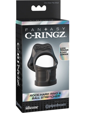 Pipedream C-Ringz: Rock-Hard Ring & Ball Stretch
