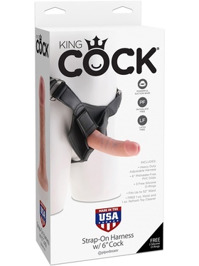 Pipedream: King Cock, Strap-on Harness with 6 Inch Cock