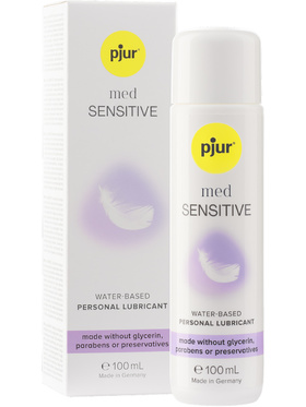 Pjur Med: Sensitive Glide, Vannbasert Glidemiddel, 100 ml