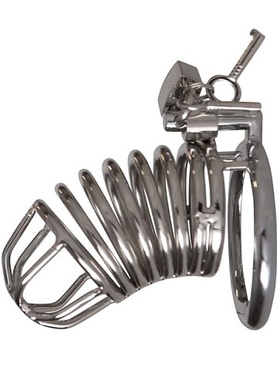 Rimba: Metal Chastity Device with Padlock