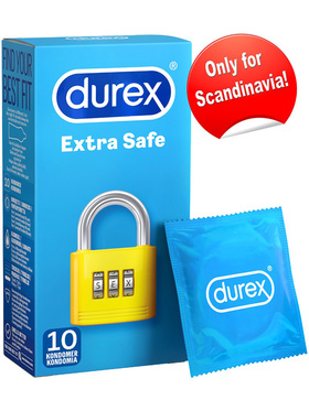 Durex Extra Safe: Kondomer, 10 stk