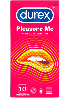 Durex Pleasure Me: Kondomer, 10 stk