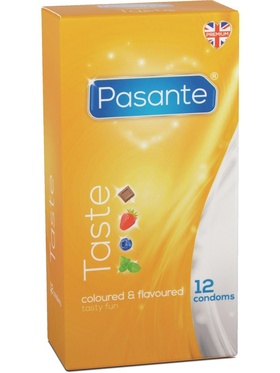 Pasante Taste: Kondomer, 12 stk
