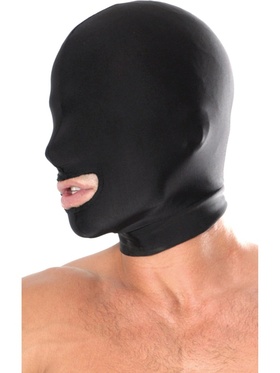 Pipedream Fetish Fantasy: Spandex Open Mouth Hood, svart