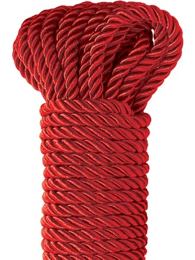 Pipedream Fetish Fantasy: Deluxe Silky Rope, rød, 9.75m