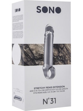 Sono: Stretchy Penis Extension No. 31, gjennomsiktig