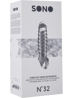 Sono: Stretchy Penis Extension No. 32, gjennomsiktig
