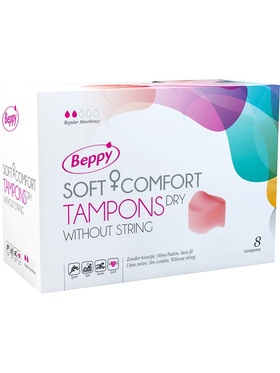 Beppy: Soft Comfort Tampons, Dry, 8 stk