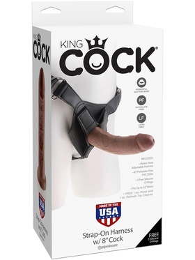 Pipedream: King Cock, Strap-on Harness with 8 Inch Cock