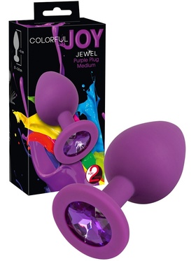 You2Toys: Colorful Joy, Jewel Plug, lilla, medium