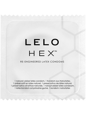 LELO: HEX, Kondomer, 12 stk