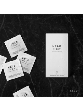 LELO: HEX, Kondomer, 12 stk