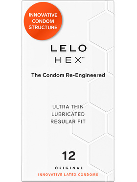 LELO: HEX, Kondomer, 12 stk