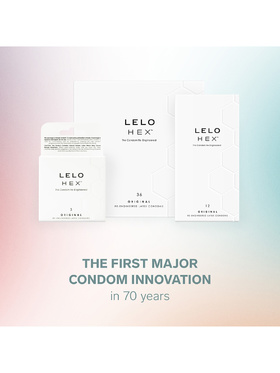 LELO: HEX, Kondomer, 12 stk