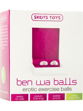 Shots Toys: Ben Wa Balls, Erotic Exercise, sølv