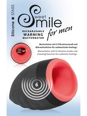 Sweet Smile: Rechargeable Warming Masturbator