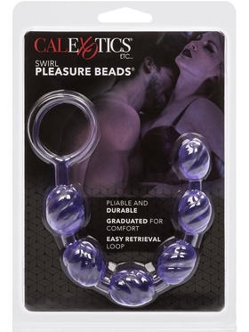 California Exotic: Swirl Pleasure Beads, lilla