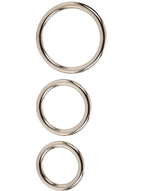 California Exotic: Silver Ring Set, 3 stk