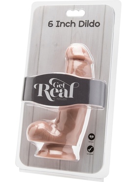 Toy Joy: Get Real Dildo, 15 cm, lys